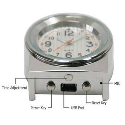 Spy Small Table Clock Camera In Delhi